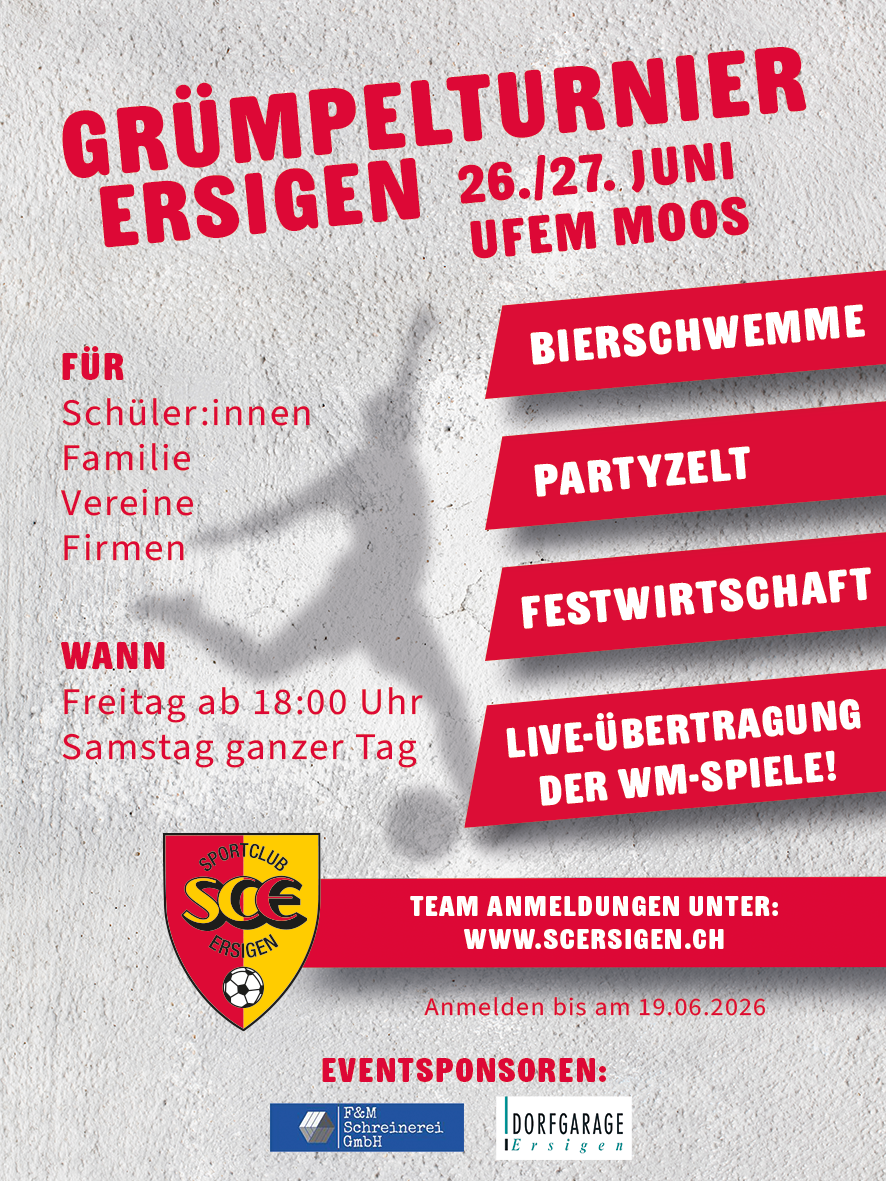 Flyer Grümpelturnier 2026